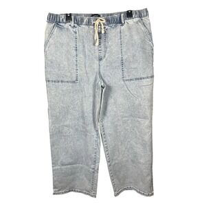 NWOT Studio Park x Amy Stran Regular Drawcord Jean- Pebble Wash, Size LP